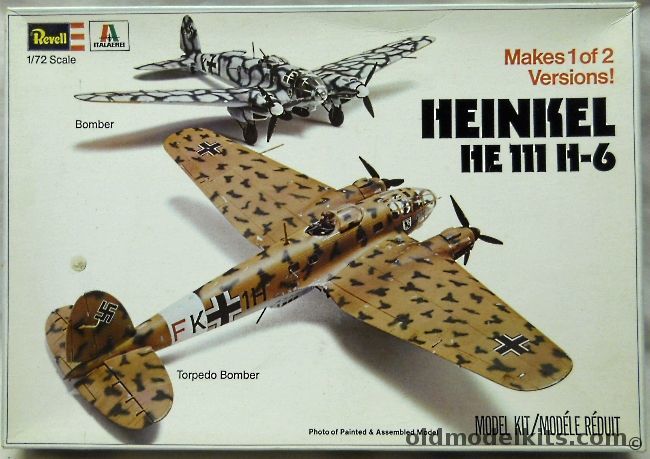 Revell 1/72 Heinkel He-111 H-6, H2016 plastic model kit